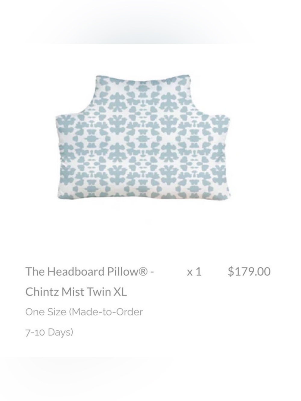 Laura Park Design Headboard Pillow Twin XL